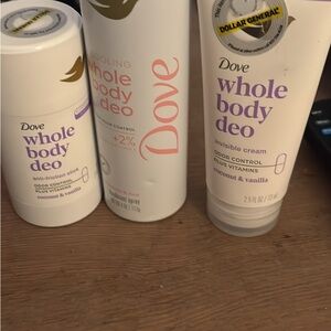 Dove Whole Body Deodorant Set - White